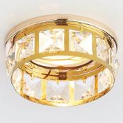 Встраиваемый светильник Ambrella light Crystal K101 CL/G