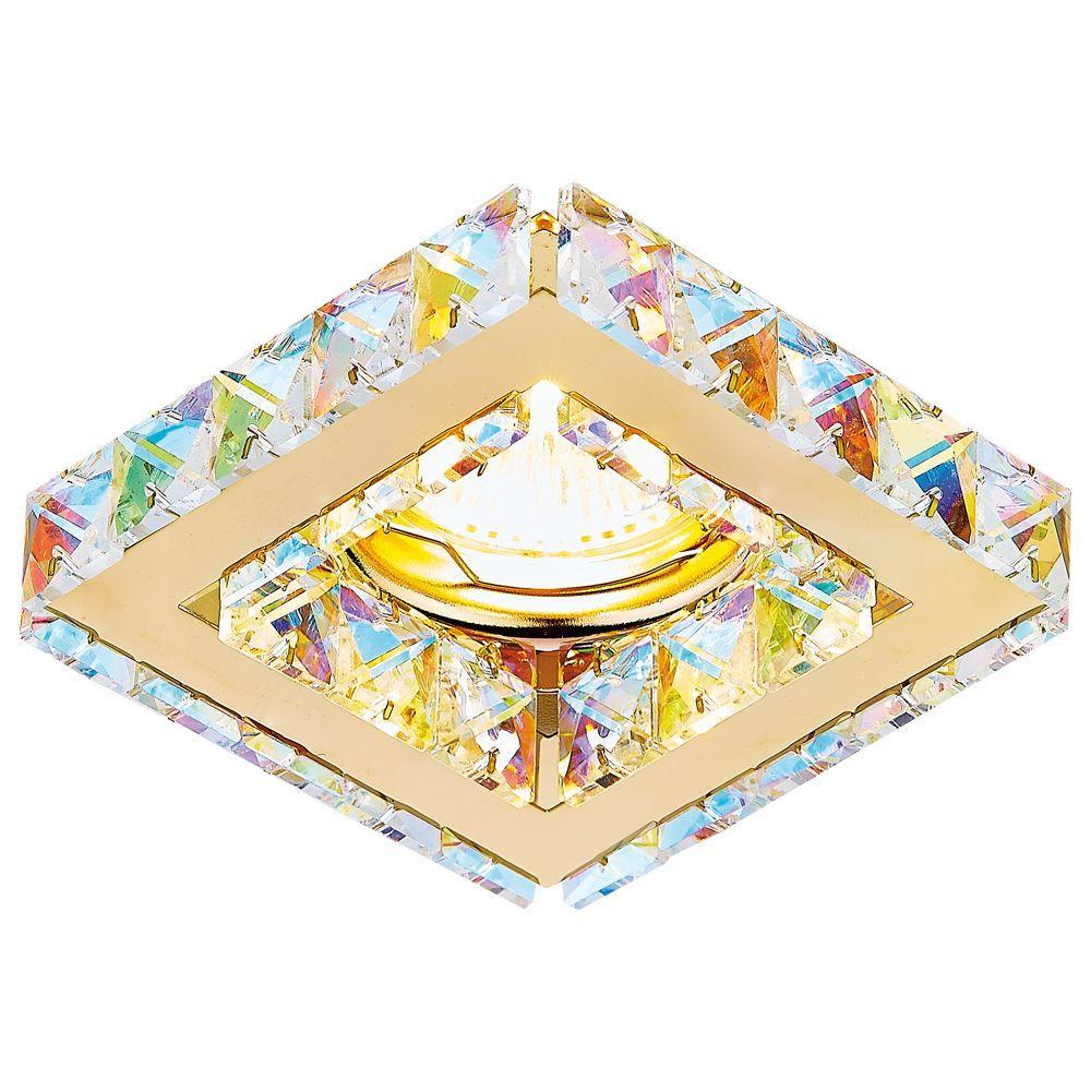 Встраиваемый светильник Ambrella light Crystal K110 PR/G