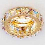 Встраиваемый светильник Ambrella light Crystal K112 PR/G