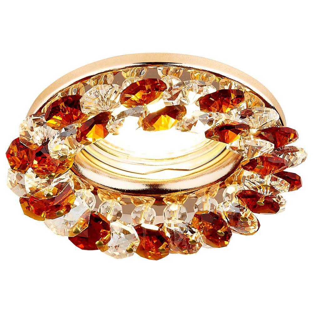Встраиваемый светильник Ambrella light Crystal K206 TI/G