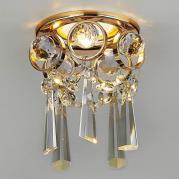 Встраиваемый светильник Ambrella light Crystal K2222 CL/G
