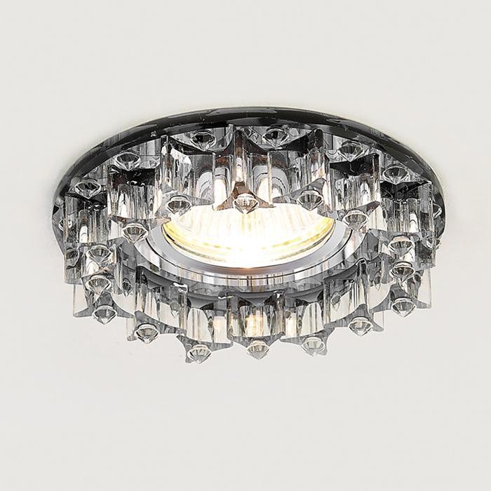Встраиваемый светильник Ambrella light Crystal K370 BK