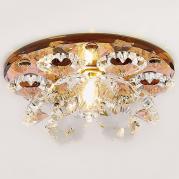 Встраиваемый светильник Ambrella light Crystal K440 BR