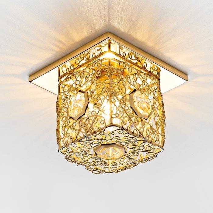 Встраиваемый светильник Ambrella light Desing D1003 G/CL