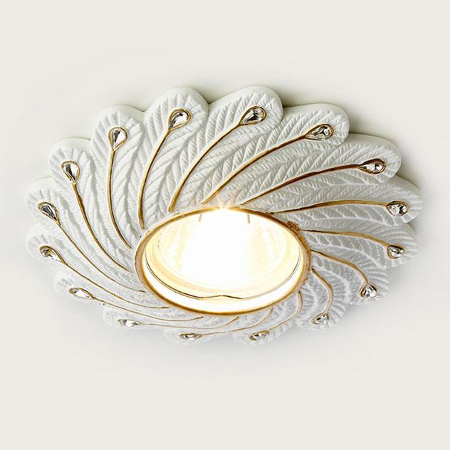 Встраиваемый светильник Ambrella light Desing D4466 WH/GD