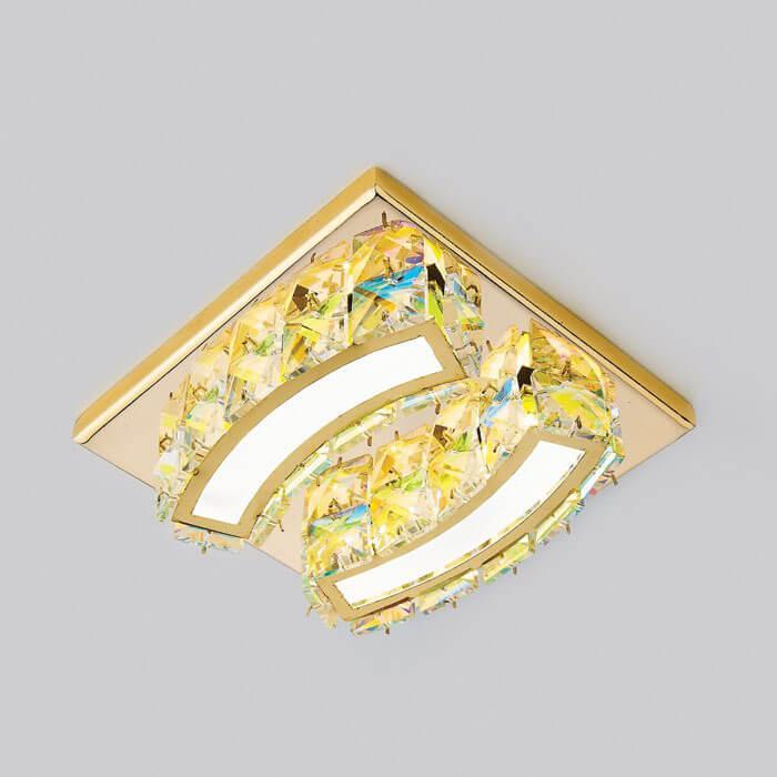 Встраиваемый светодиодный светильник Ambrella light LED S70 PR/G 4W 4200K LED