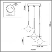 Подвесная люстра Odeon Light Barolo 4155/27L