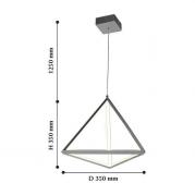 Подвесной светодиодный светильник Favourite Pyramidis 2259-1P