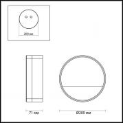 Настенный светодиодный светильник Odeon Light Getti 4145/12L