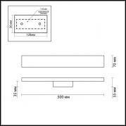 Настенный светодиодный светильник Odeon Light Woody 3868/8WA