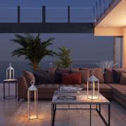 Уличный светодиодный светильник Odeon Light York 4605/2TL