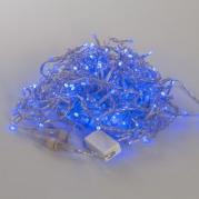 Светодиодная гирлянда Бахрома 3х0.5м 150LED синяя без мерцания 05-567