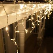 Светодиодная гирлянда Бахрома 5х0.5м 250LED теплый белый без мерцания 05-1962