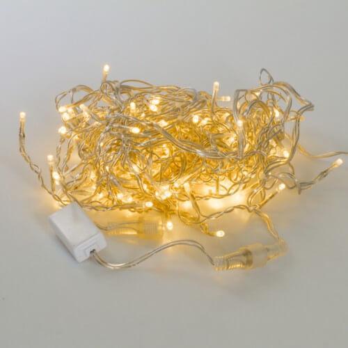 Светодиодная гирлянда Бахрома 5х0.5м 250LED теплый белый с мерцанием 05-1915