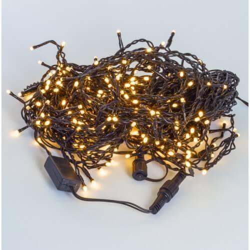 Светодиодная гирлянда Бахрома 5х0.7м 250LED теплый белый без мерцания 05-1750