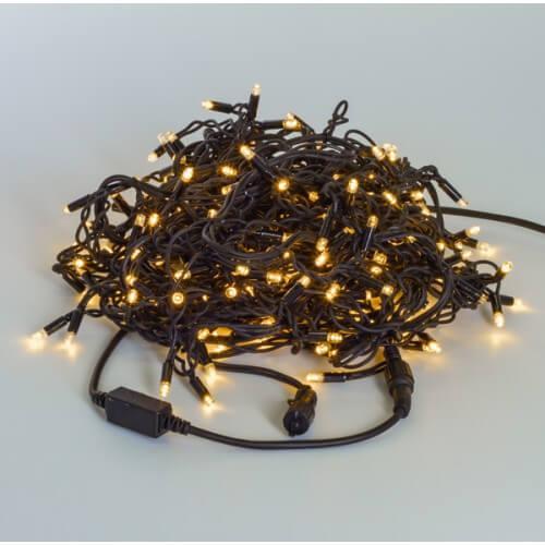 Светодиодная гирлянда Бахрома 5х0.7м 250LED теплый белый без мерцания 05-578