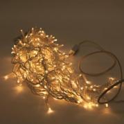 Светодиодная гирлянда Бахрома 5х0.7м 250LED теплый белый без мерцания 05-1966