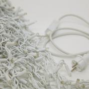 Светодиодная гирлянда Бахрома 5х0.7м 250LED теплый белый с мерцанием 08-1550