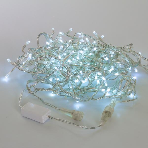 Светодиодная гирлянда Бахрома 5х0.7м 250LED холодный белый без мерцания 05-1961
