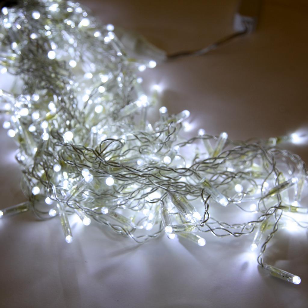 Светодиодная гирлянда Бахрома 5х0.7м 250LED холодный белый без мерцания 05-1965