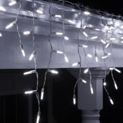 Светодиодная гирлянда Бахрома 5х0.7м 250LED холодный белый с мерцанием 08-1551
