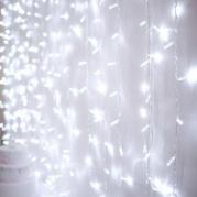 Светодиодная гирлянда Занавес 2x3м 600LED холодный белый без мерцания 05-1941