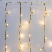 Светодиодная гирлянда Занавес 2х1м 200LED теплый белый без мерцания 05-1918