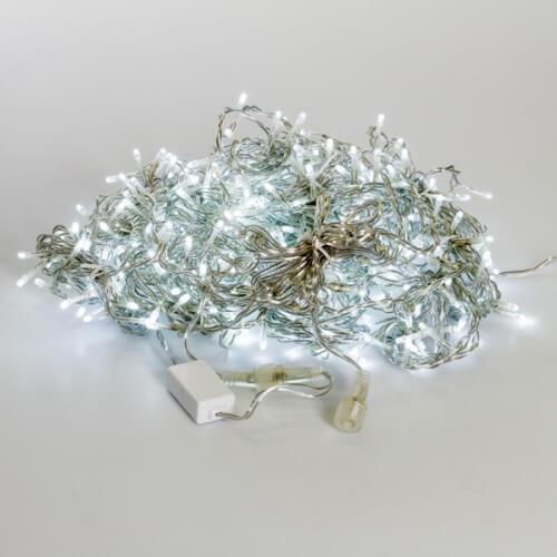 Светодиодная гирлянда Занавес 2х1м 200LED холодный белый без мерцания 05-1917