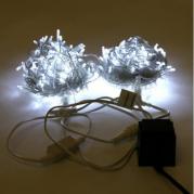Светодиодная гирлянда Луч 2х25м 50м 500LED холодный белый без мерцания 05-1906