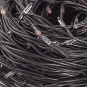 Светодиодная гирлянда Нить 10м 100LED бирюзовая с мерцанием 05-603