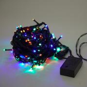 Светодиодная гирлянда Нить 10м 100LED разноцветная с мерцанием 05-1980
