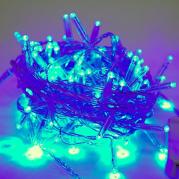 Светодиодная гирлянда Нить 10м 100LED синяя без мерцания 05-1976