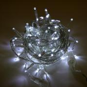 Светодиодная гирлянда Нить 10м 100LED холодный белый без мерцания 05-1974