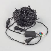 Светодиодная гирлянда Нить 10м 100LED холодный белый с мерцанием 05-597