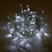 Светодиодная гирлянда Нить 10м 100LED холодный белый с мерцанием 05-1950