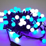 Светодиодная гирлянда Шарики 2.3см 10м 100LED разноцветная без мерцания 05-1979