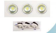 Встраиваемый светодиодный светильник Horoz 3X5W 2700К белый 016-021-0015 (HL6703L)
