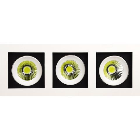 Встраиваемый светодиодный светильник Horoz 3X8W 6400К белый 016-023-0024 (HL6723L)