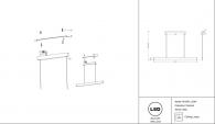 Подвесной светодиодный светильник Maytoni Step P010PL-L30W