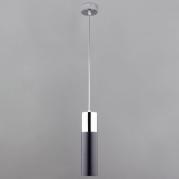 Подвесной светильник Eurosvet Double Topper 50135/1 LED хром/черный