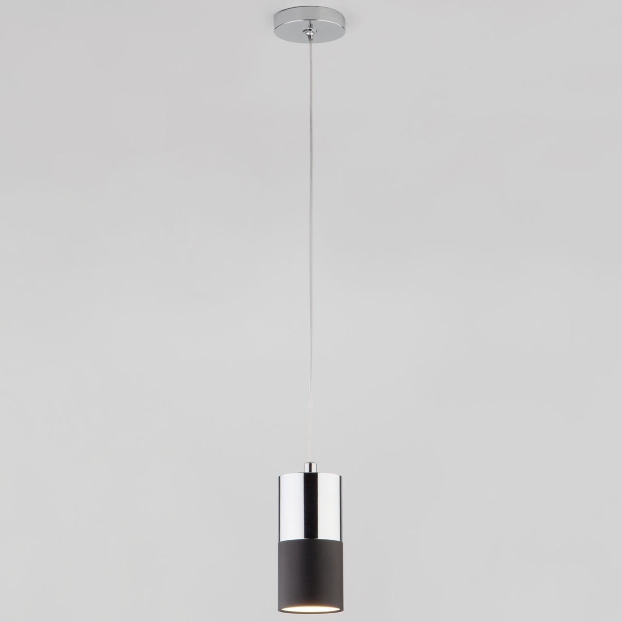 Подвесной светильник Eurosvet Mini Topper 50146/1 хром/черный