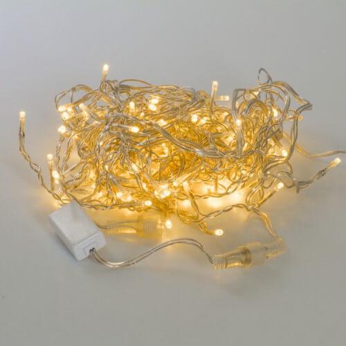 Светодиодная гирлянда Бахрома 3х0.5м 150LED теплый белый без мерцания 05-568