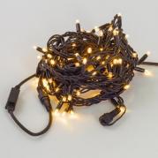 Светодиодная гирлянда Нить 10м 100LED теплый белый без мерцания 05-1762