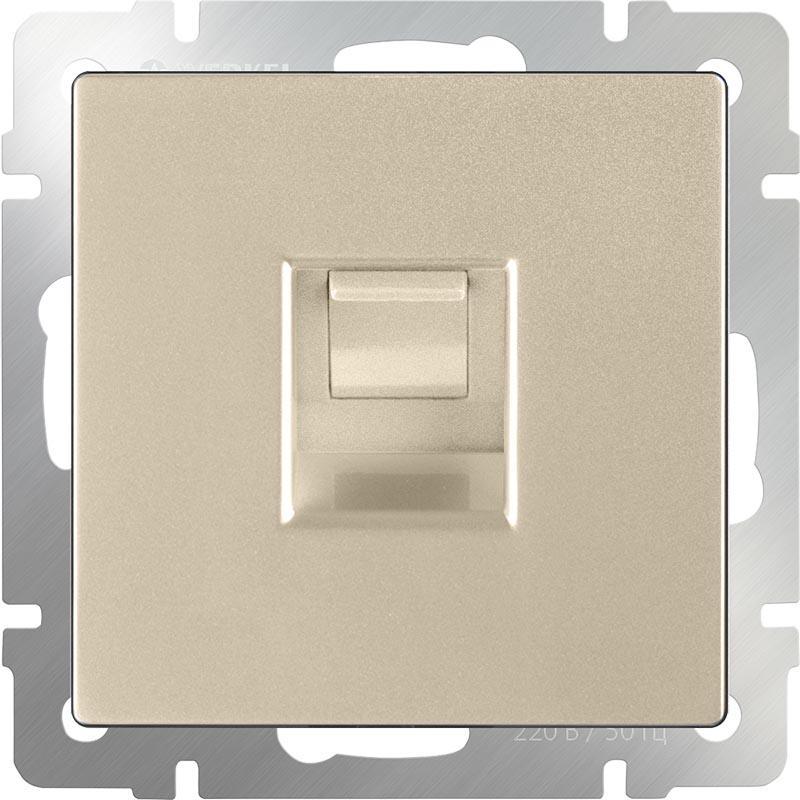 Розетка Ethernet RJ-45 шампань WL11-RJ-45 4690389124532