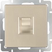 Телефонная розетка RJ-11 шампань WL11-RJ-11 4690389124525