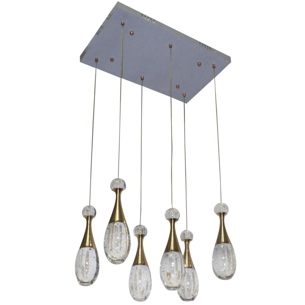 Подвесная светодиодная люстра Kink Light Флакон 08546(3000К)