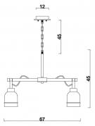 Подвесная люстра Vele Luce Calma VL2122L06