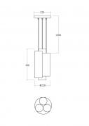 Подвесная люстра Vele Luce Miele VL2092P03