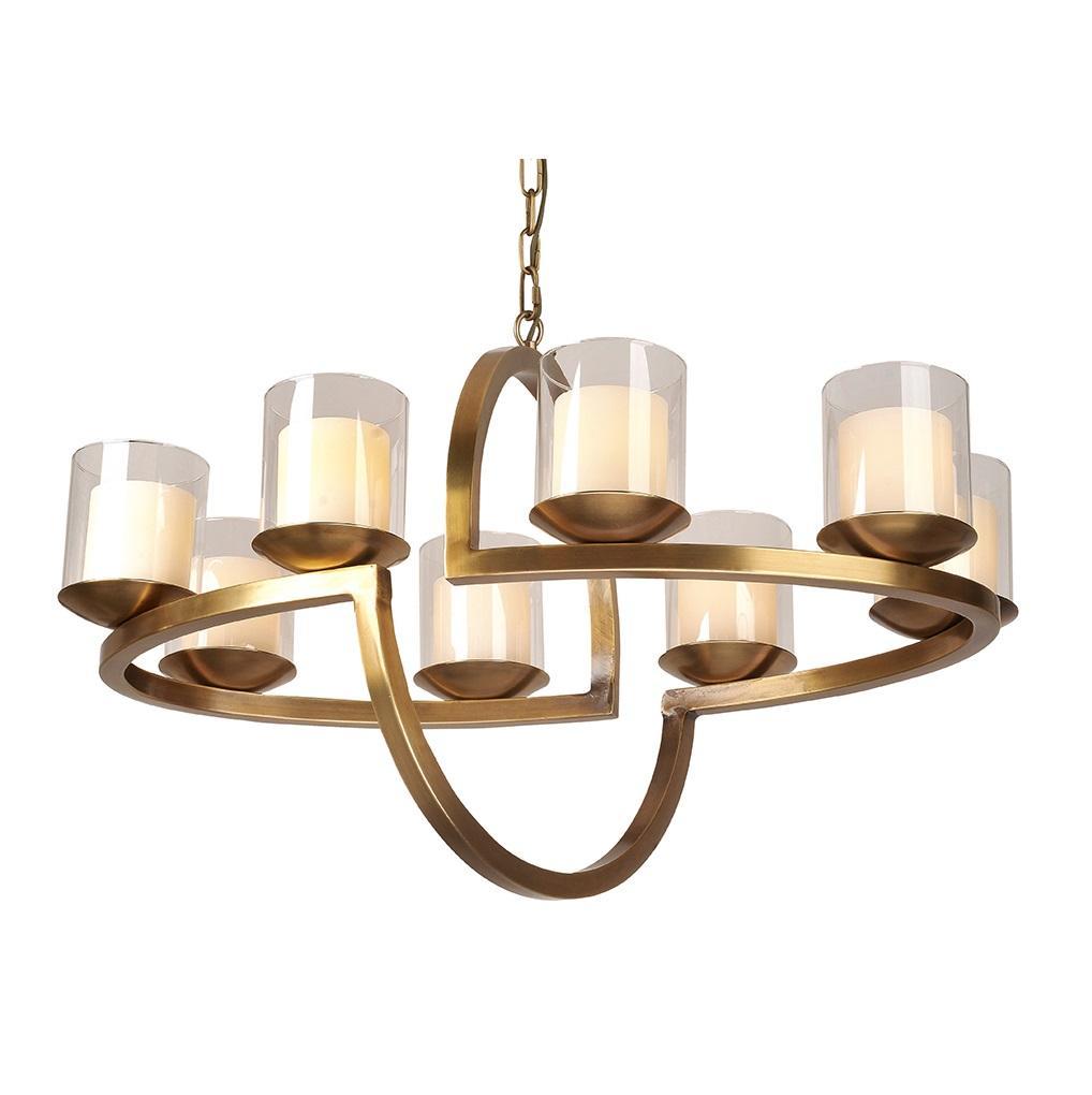 Подвесная люстра Newport 35008+1/S brass