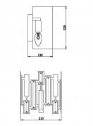 Настенный светильник Vele Luce Mercurio VL2202W02